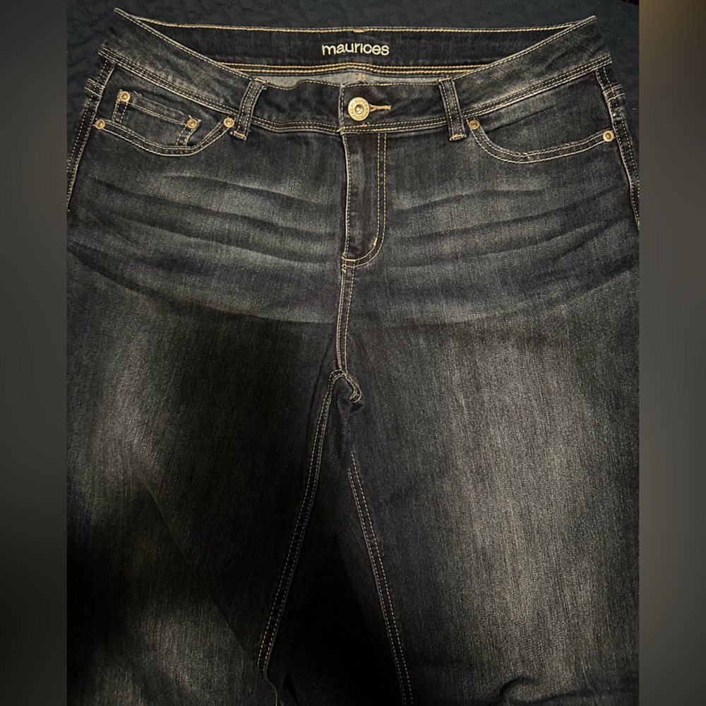 💚Maurices Women's Boot Cut Jeans - Dark Blue